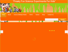 Tablet Screenshot of freakyfunscience.com